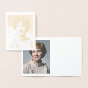 A. Cartão de Nota de Folha de Ouro Joyce Elliott