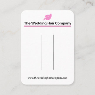 A Cartão de visita da Companhia de Cabelo de Casam