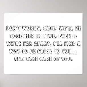 A casa do lago cita poster de 11" x 8,5"