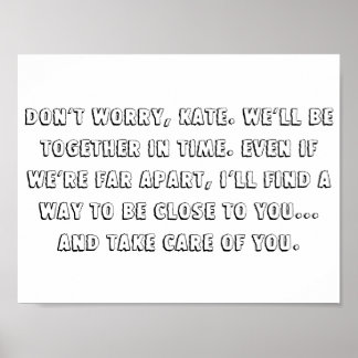 A casa do lago cita poster de 11" x 8,5"