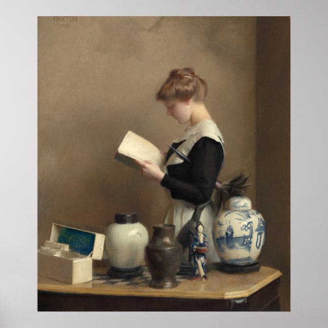 A Casa Maid - William M. Paxton Fine Art Poster (Frente)