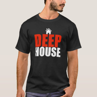 a casa profunda DJ denomina o t-shirt do design da