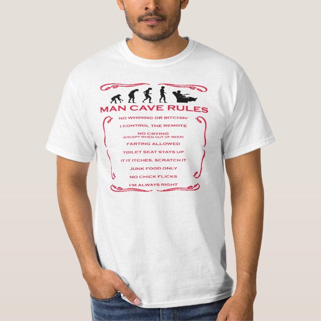 A caverna do homem ordena t-shirt (Frente)