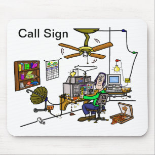 A caverna engraçada Mousepad do presunto