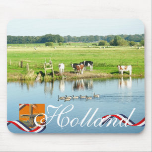 A cena do rio acobarda & Ducks a natureza Mousepad