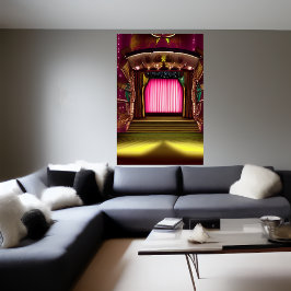 A cena do teatro | AI Art Poster