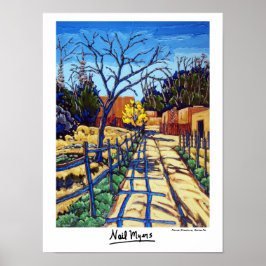 A cerca sombra Papai noel Fe Poster