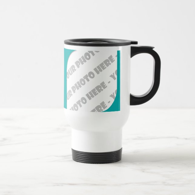 A cerceta curva a caneca de viagem da foto - criar (Direita)
