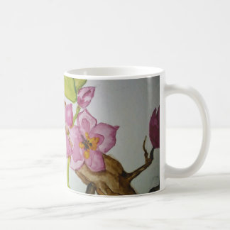 a cereja floresce caneca