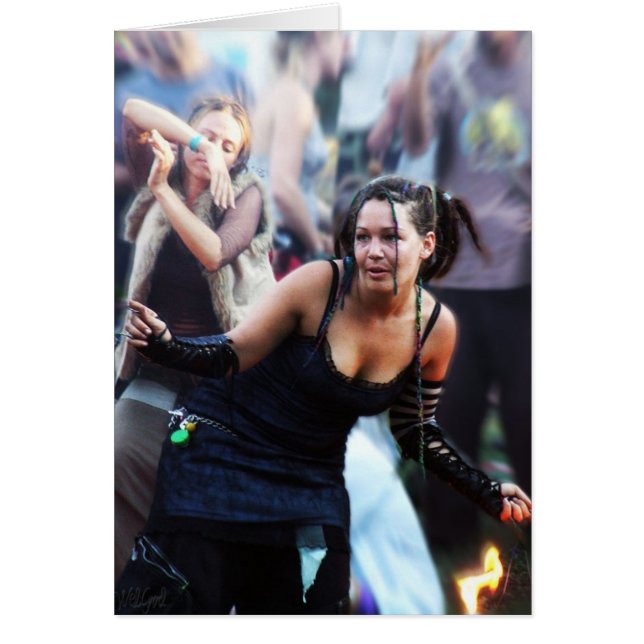 a cerimônia do cartão de dança (Frente)