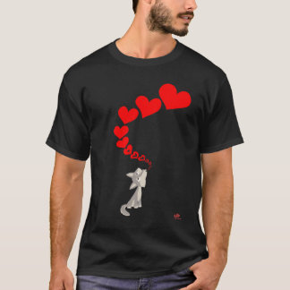 A Chamada de Camisa do Amor simples (design no fr