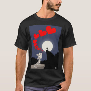 A chamada do t-shirt do amor (design na parte
