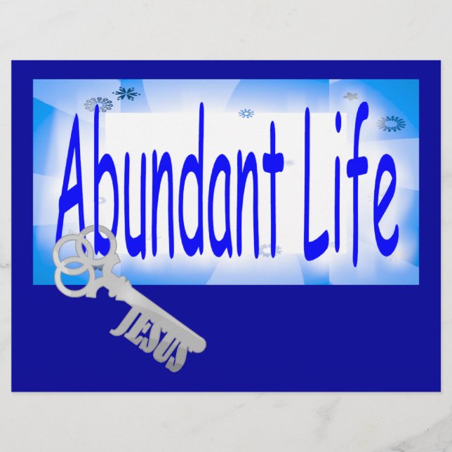 A Chave do Abundant Life v2 (John 10:10) (Frente)