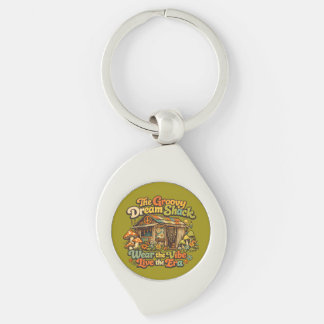 A Chaveiro Groovy Dream Shack Metal Swirl