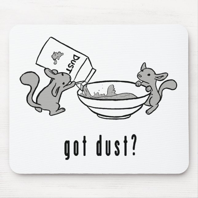 A chinchila obteve a poeira Mousepad (Frente)
