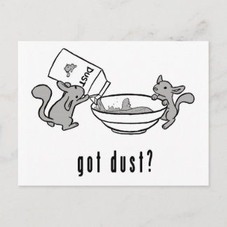 A chinchila obteve o cartão da poeira