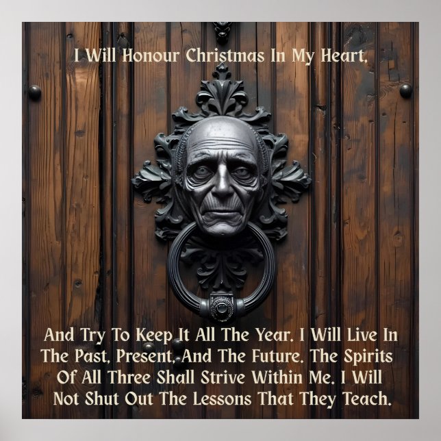 A Christmas Carol Poster (Frente)