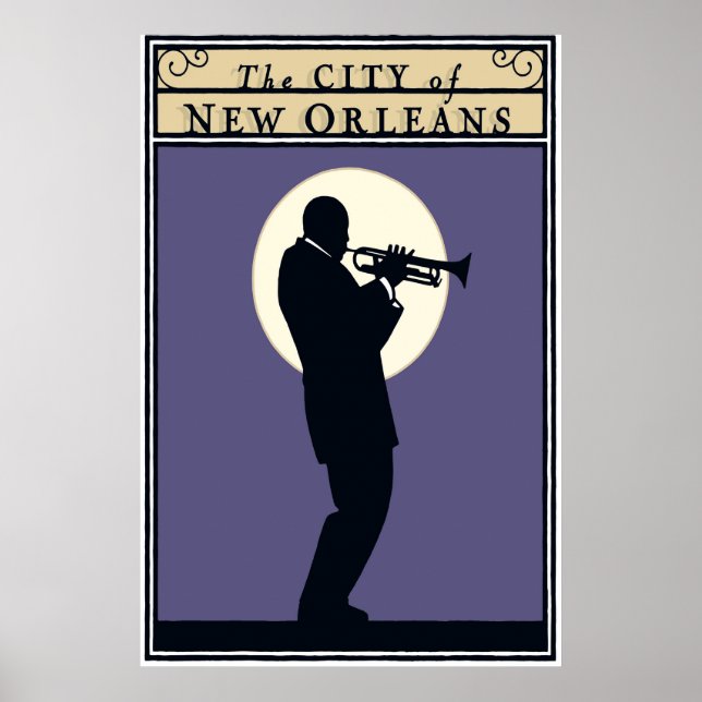 A cidade de Nova Orleans, Poster (Frente)