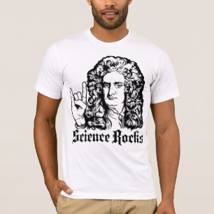 A ciência do senhor Isaac Newton balança camisas