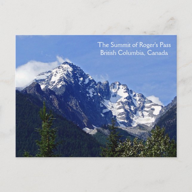 A cimeira do cartão da passagem de Roger (Frente)