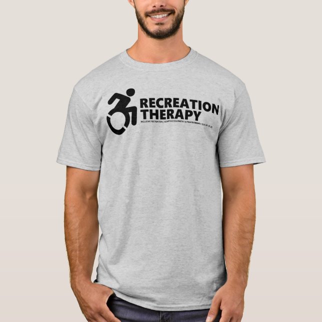 A Cinza de Terapia de Recreio T-Shirt (Frente)