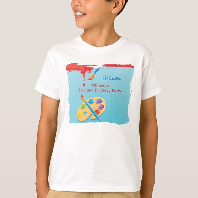 A classe de arte caçoa o t-shirt (Frente)