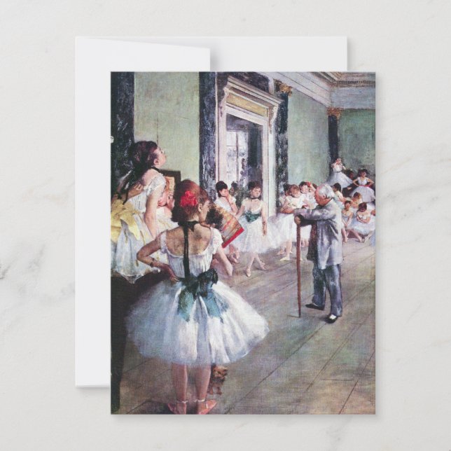 A classe de dança de Edgar Degas, Arte Balé de Vin (Frente)