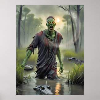 A coisa do pântano - Poster de 12 x 16