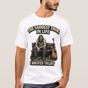 A coisa mais triste da vida é a camisa de talento 