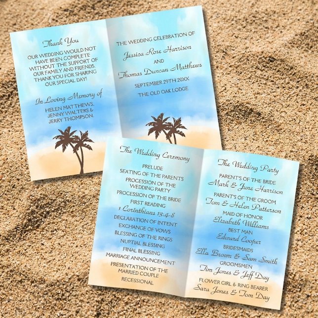 A Coleção de Casamento na Praia com Aquarela (Criador carregado)