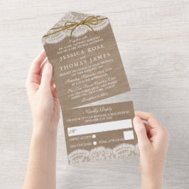 A Coleção de Casamentos do Arco Rustic Twine