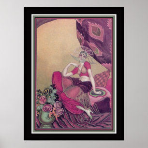 "A Concubina" Impressão de Arte de 1920