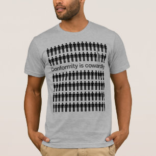 A conformidade é camisa Cowardly