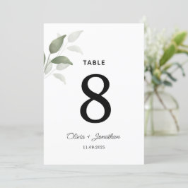 A Cor Verde Deixa A Mesa De Casamento