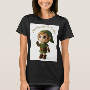 A Coragem para Explorar Camiseta Feminina Pequena 