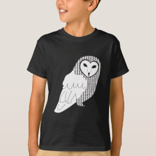 A coruja caçoa o t-shirt