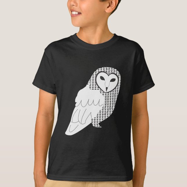 A coruja caçoa o t-shirt (Frente)