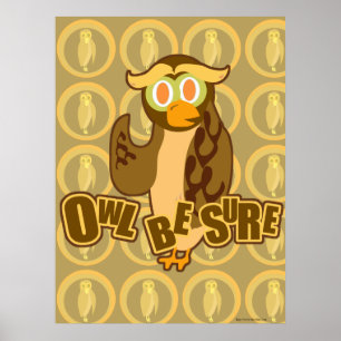 A coruja seja poster certo
