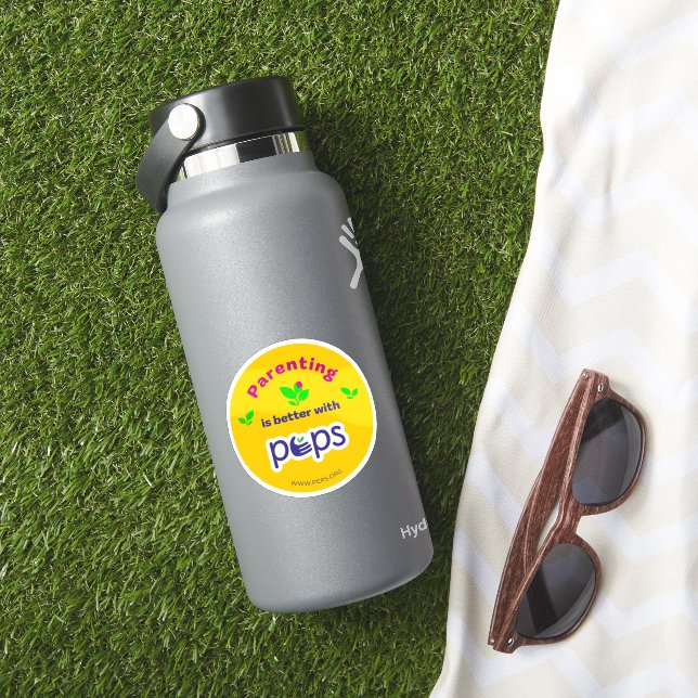 A criação dos filhos é melhor com adesivo PEPS (HydroFlask Insitu)