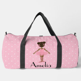 A Criança Americana Africana Ballerina Duffel Bag