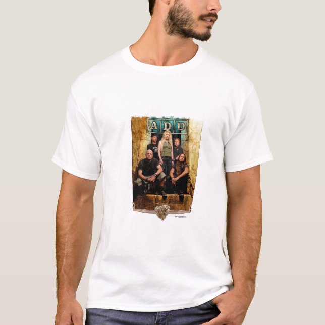 A.D.D. T-shirt - branco (Frente)