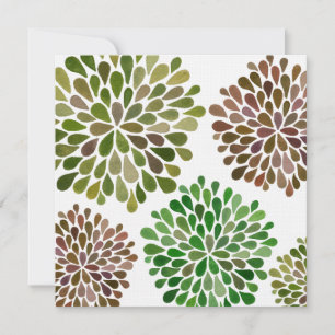 A dália do casamento floresce convite