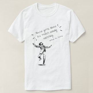 A "dança como lá não é ninguém" camisetas
