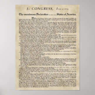 A Declaração de Independência Poster