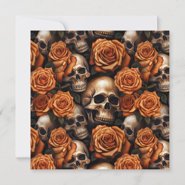 A Design 9 da Série Skull e Rosa (Frente)