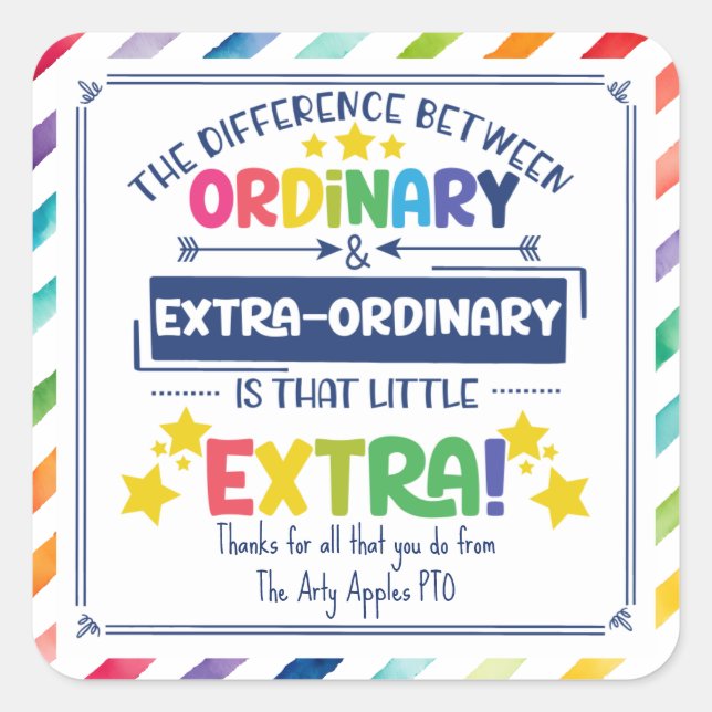 a diferença entre o autocolante comum (Frente)