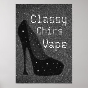A diva bombeia o poster elegante do prêmio de Vap