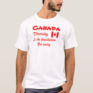 A diversidade de camisas do Canadá é a base para a