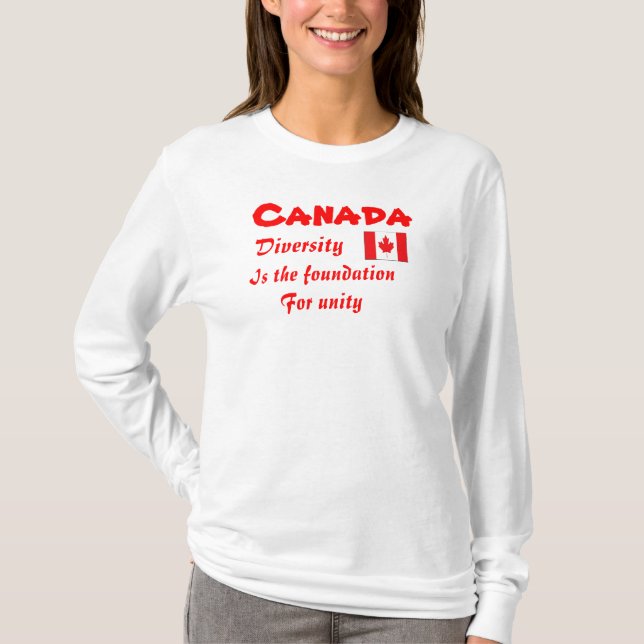 A diversidade de camisas do Canadá é a base para a (Frente)