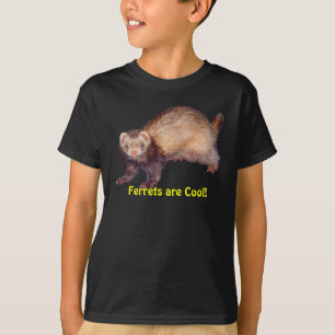 A doninha bonito é o t-shirt legal do amante dos